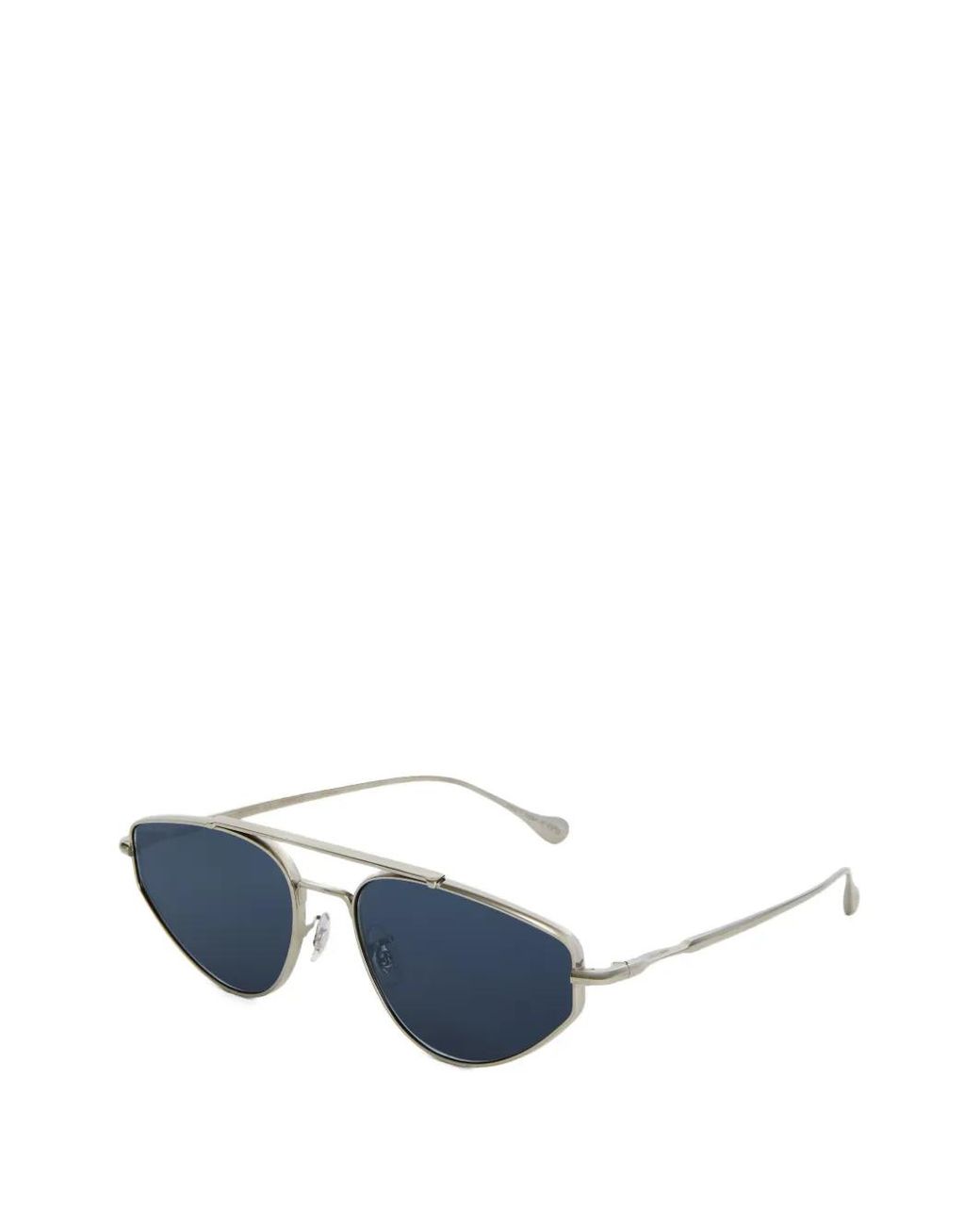Jil Sander Blue Pilot-Frame Sunglasses