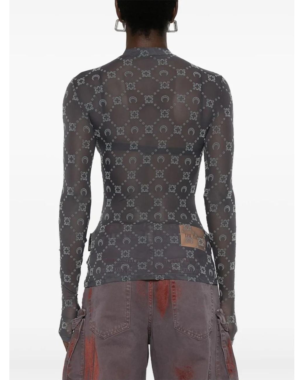 MARINE SERRE Gray Top