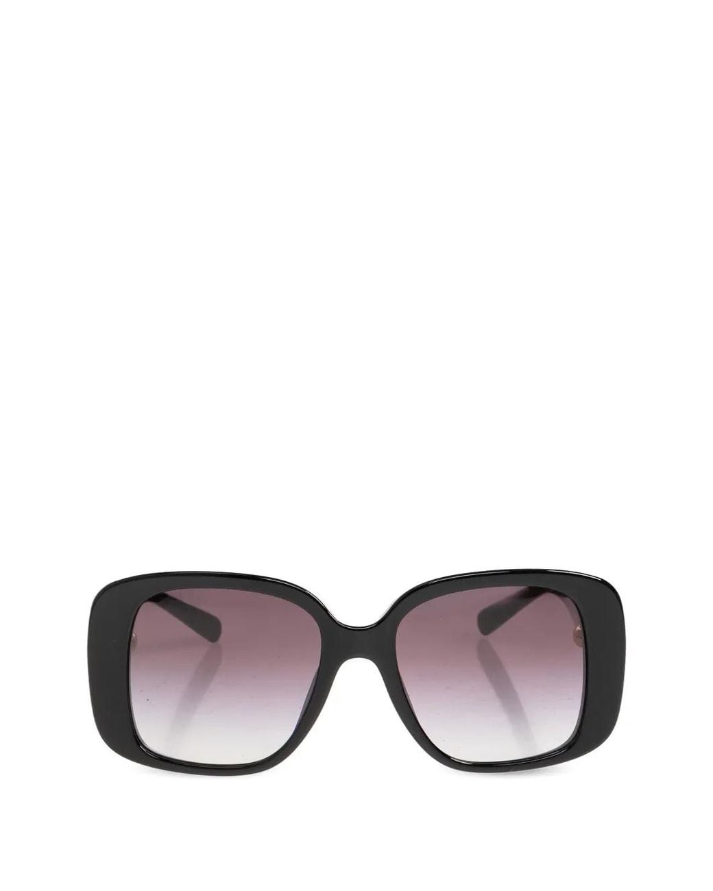 Tory Burch Black Geometric-Frame Sunglasses