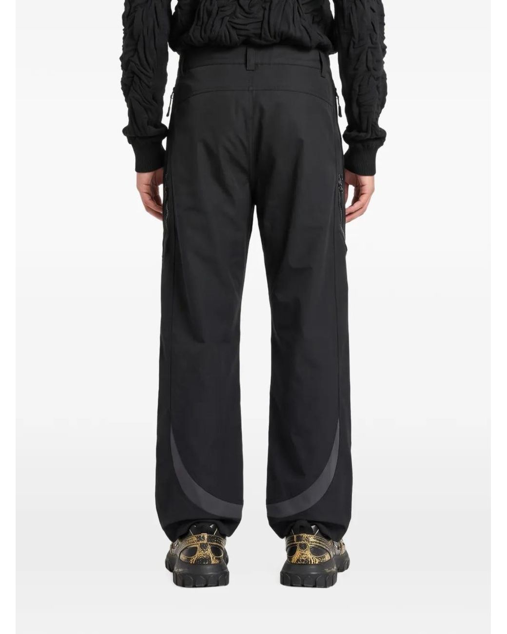 Roa Blue Panelled Technical Trousers for men