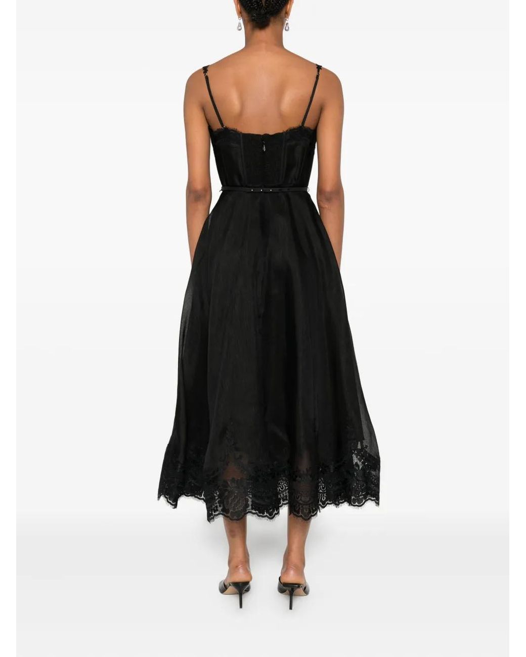 knee length dresses for ladies Janelle Midi Cocktail Party Dress with Square Neck PromGirl