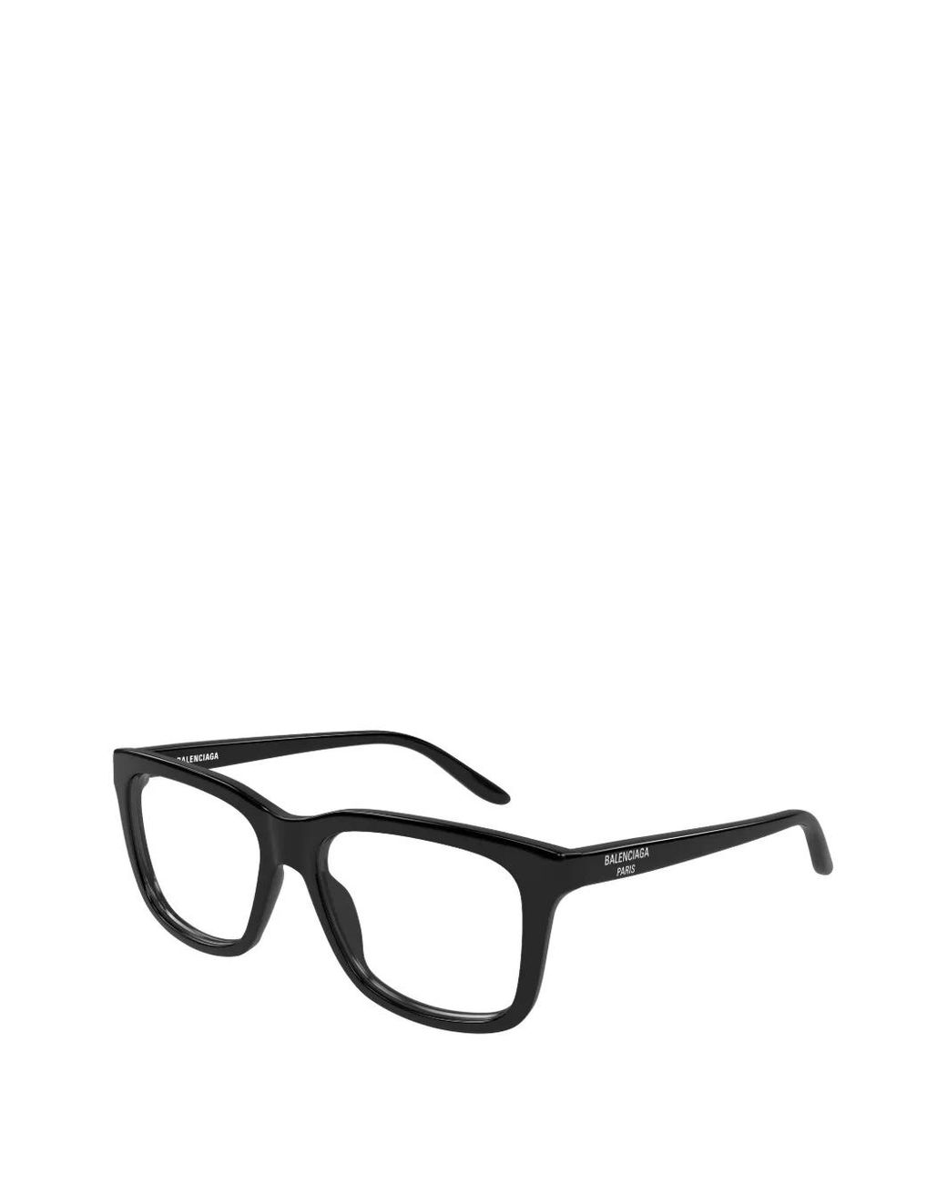 Balenciaga Black Lunettes De Vue À Monture Carrée for men