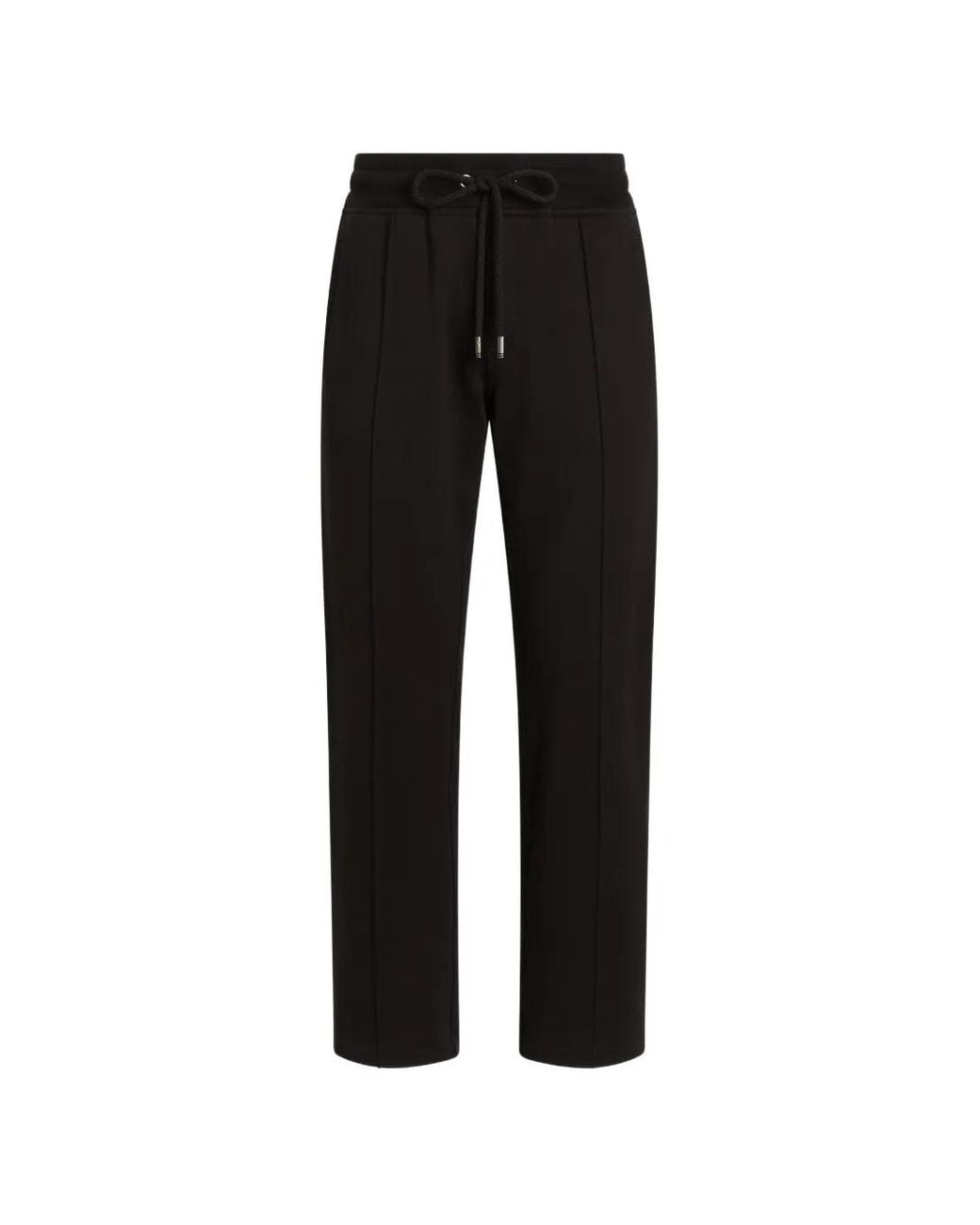 Dolce & Gabbana Black Jersey Jogging Trousers for men