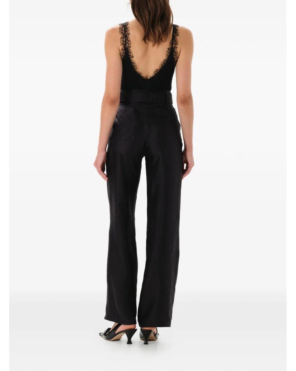 MANURI Isabelle Lace Bodysuit in Black | Lyst