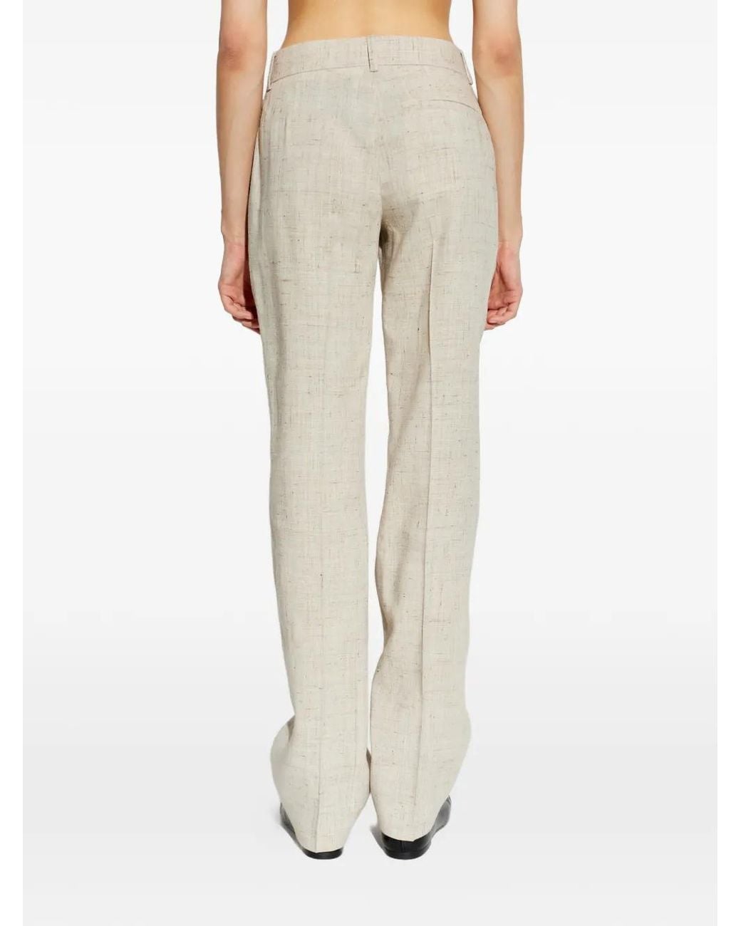 Moschino Cropped Broek in het White