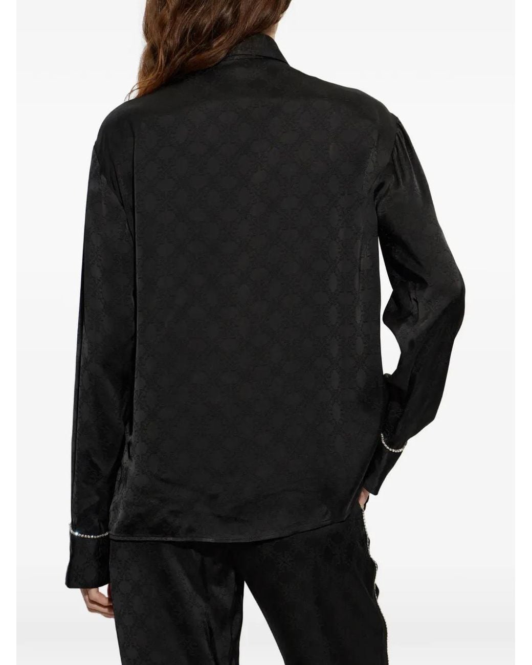 Off-White c/o Virgil Abloh Black Jacquard Shirt