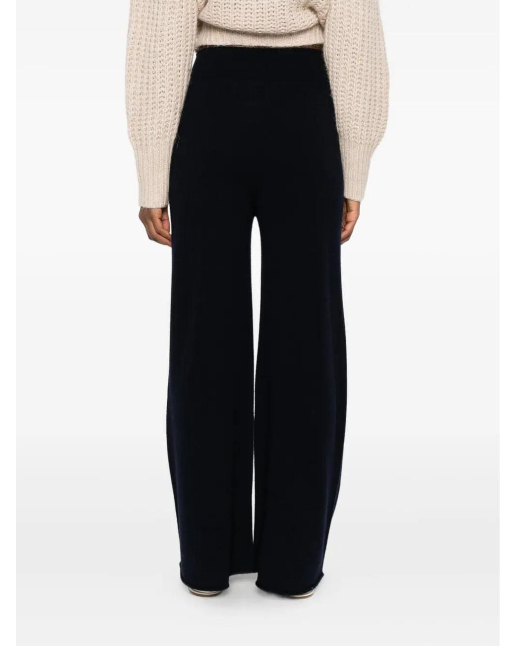 Vanisé Blue Wide-Leg Trousers