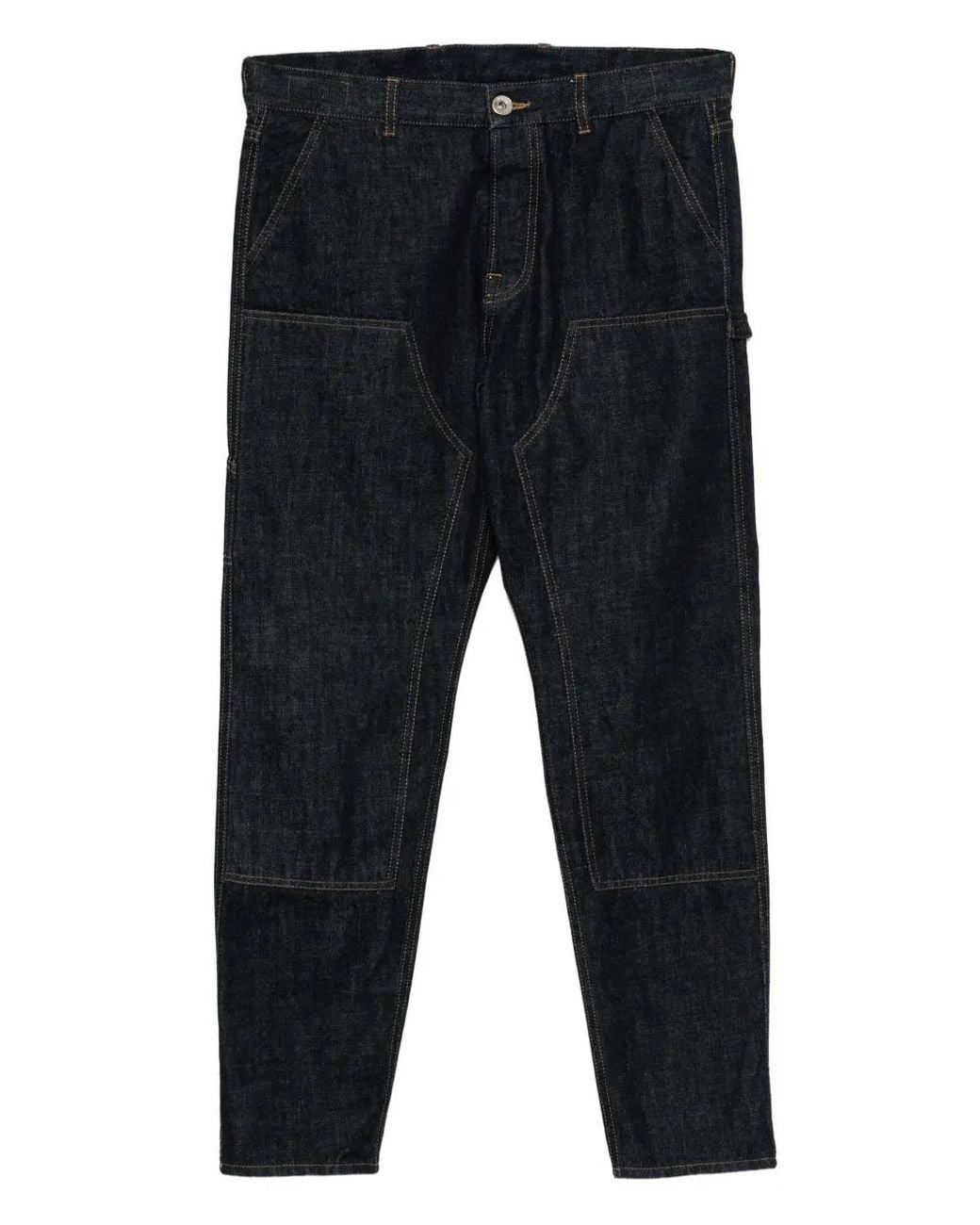 Eleventy Blue Double-Pocket Denim Pants for men
