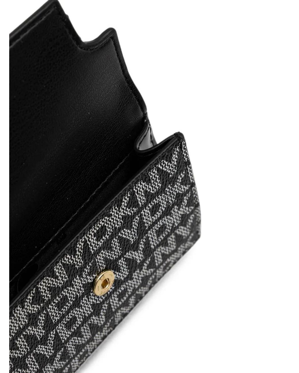 DKNY Black Avril Logo-Print Wallet