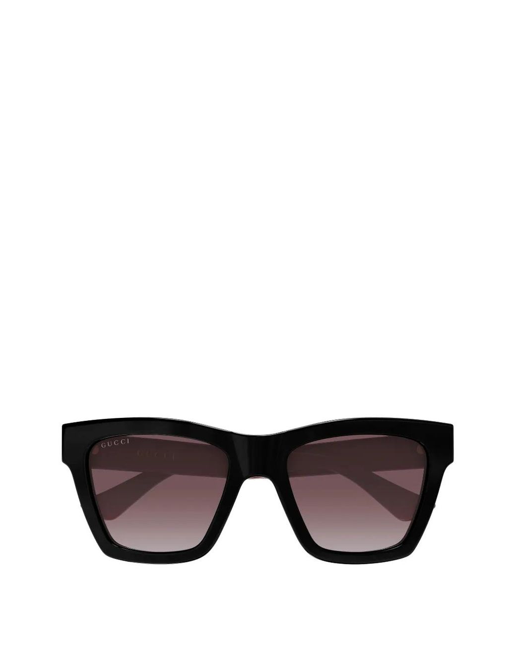 Gucci Black Interlocking G Square-Frame Sunglasses