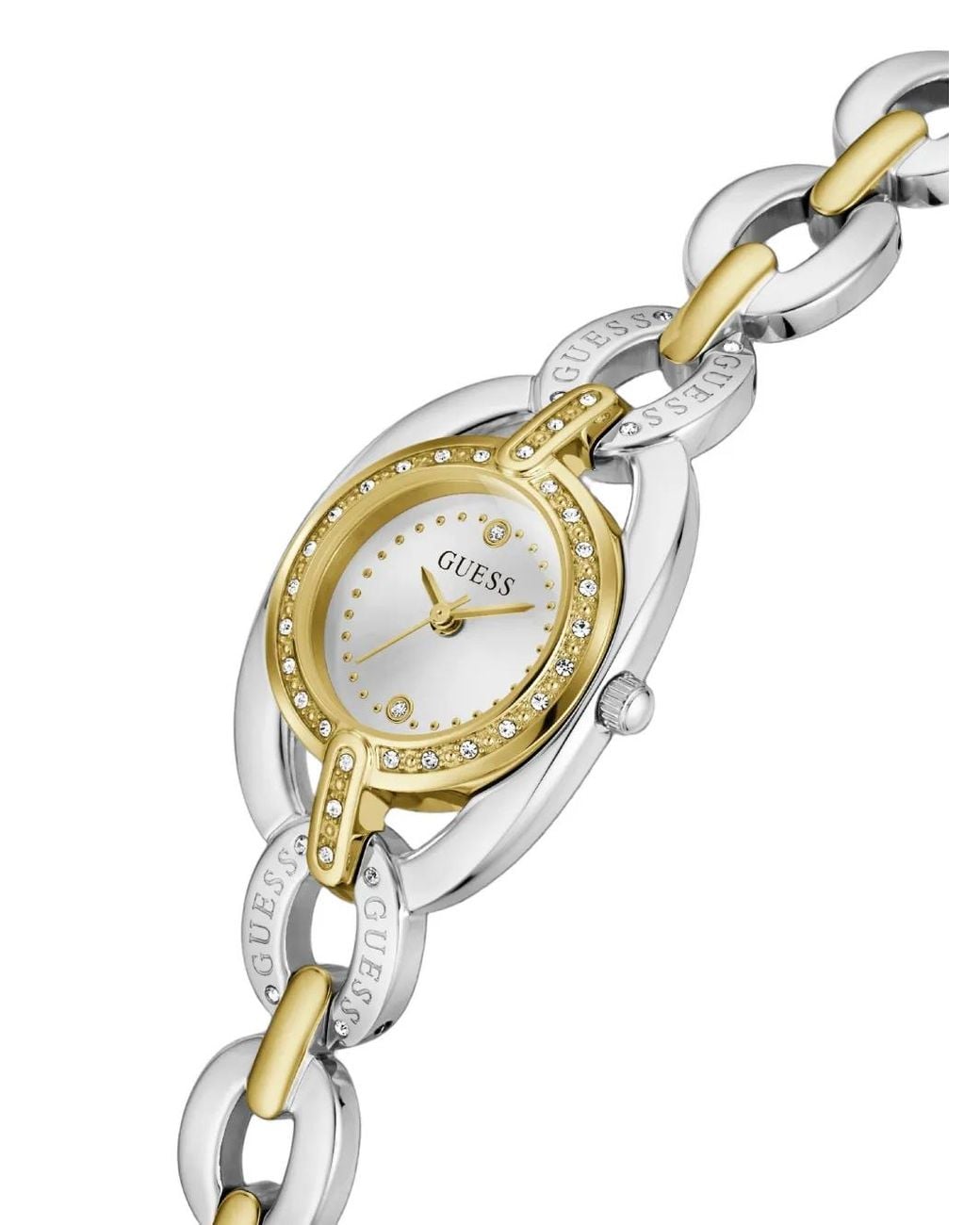 Guess Metallic Logo-Print 26Mm Watch