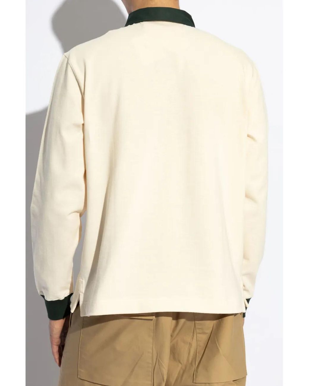 Givenchy Natural Logo-Patch Polo Shirt for men
