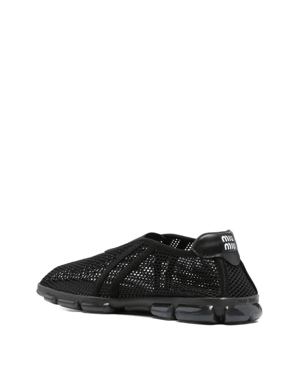 Miu Miu Black Mesh Sneakers