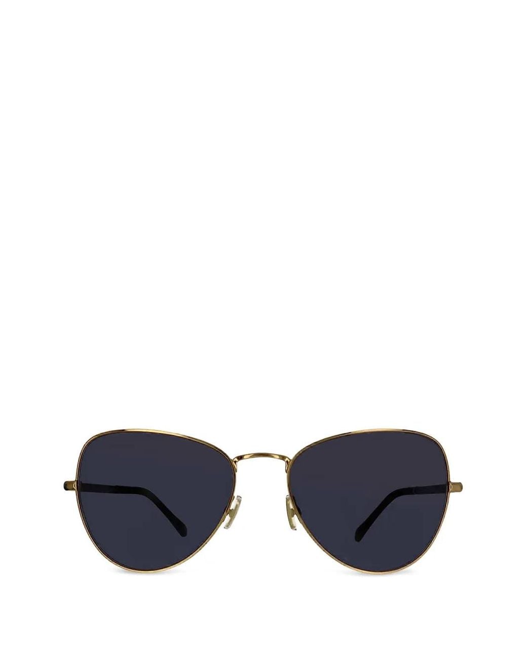 Jimmy Choo Blue Carol Pilot-Frame Sunglasses