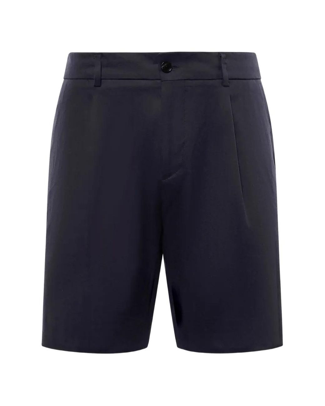 BE ABLE Geplooide Shorts Met Elastische Taille in het Blue voor heren