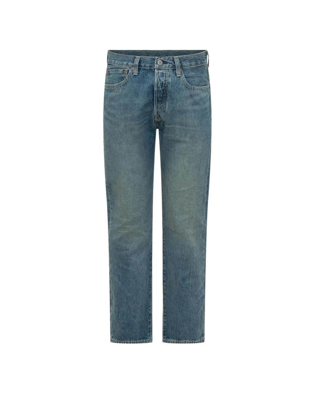 Levi's Blue 501 Five-Pocket Jeans for men