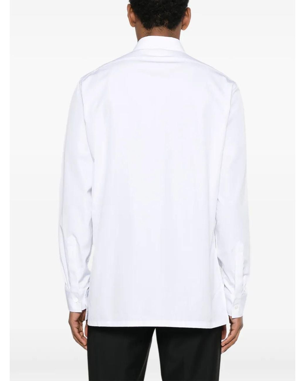 Givenchy White Buttoned Shirt for men