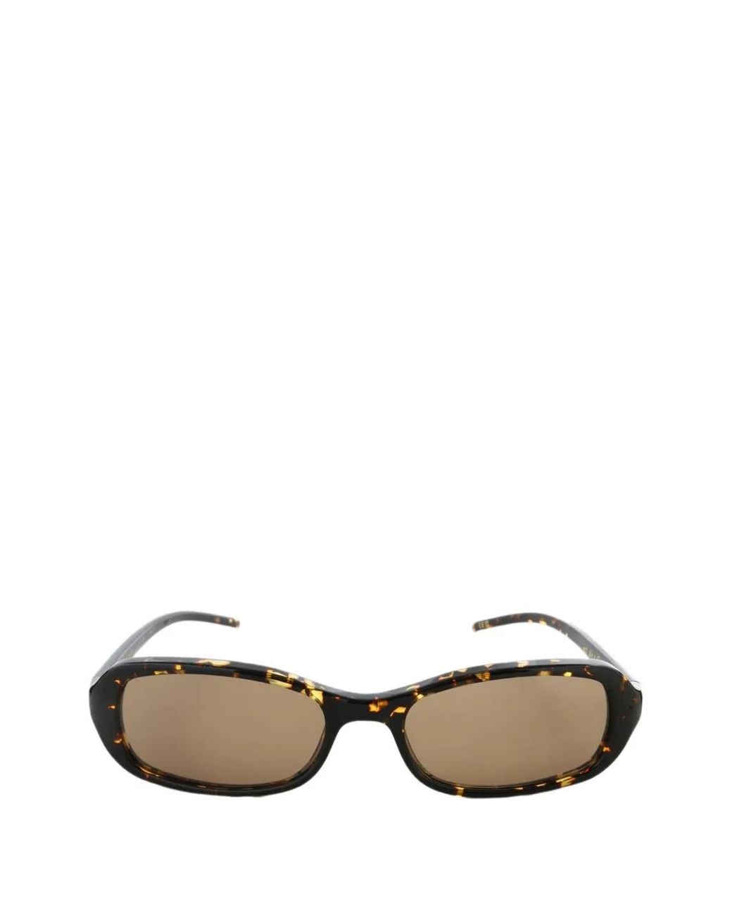 Chimi Metallic Tortoiseshell-Effect Rectangle-Frame Sunglasses