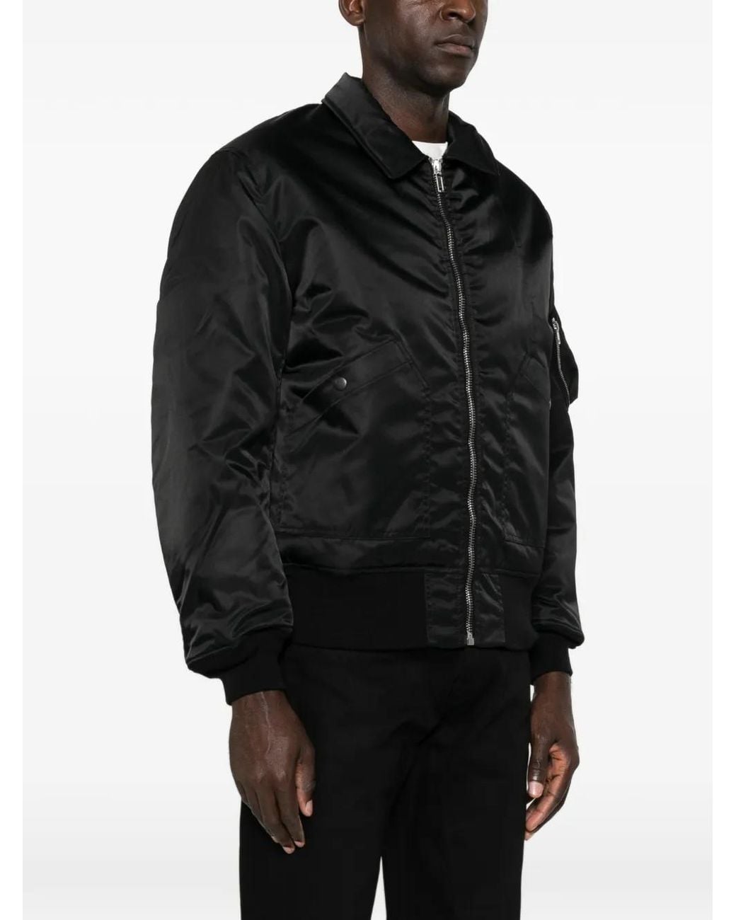 Rick Owens Black Flyers Bomber Jacket for men