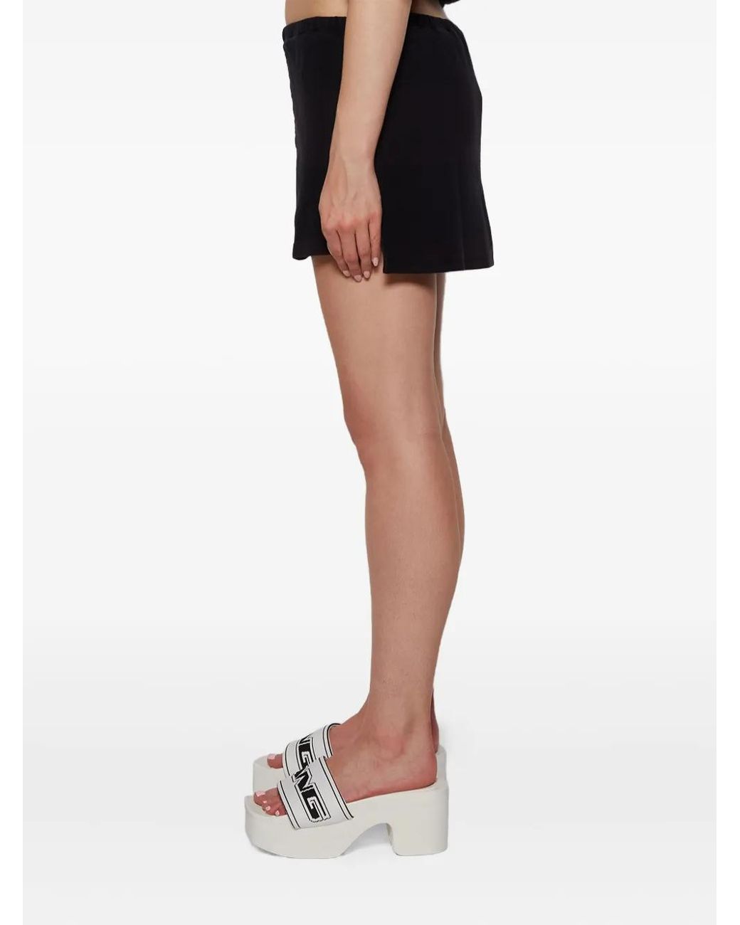 Alexander Wang Mini-Skort Met Knopen in het Blue