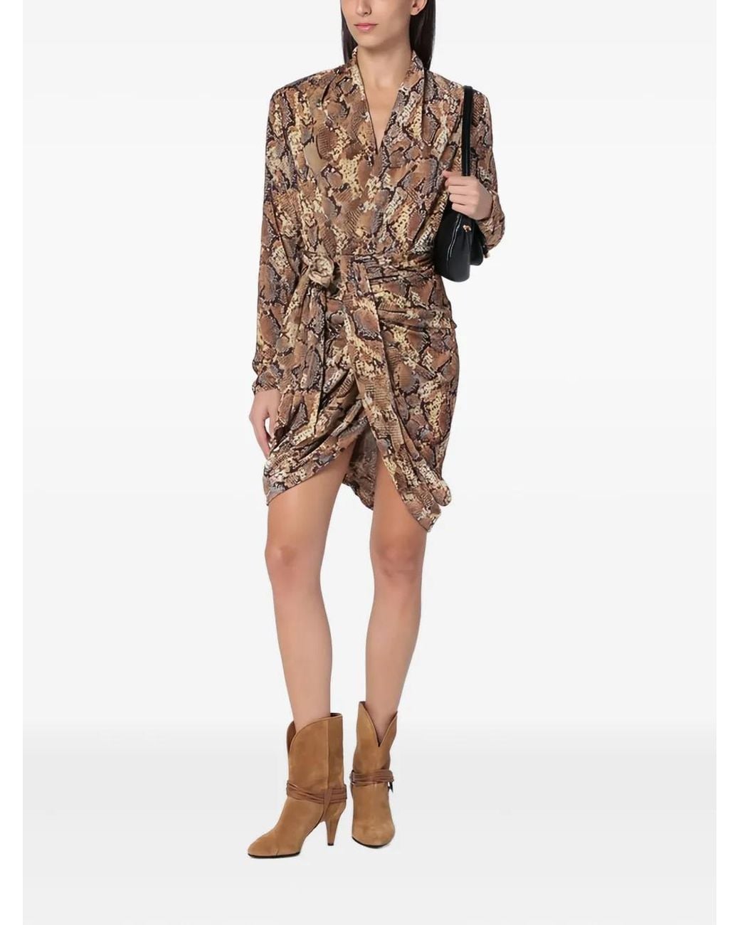 Isabel Marant Natural Cleora Mini Dress