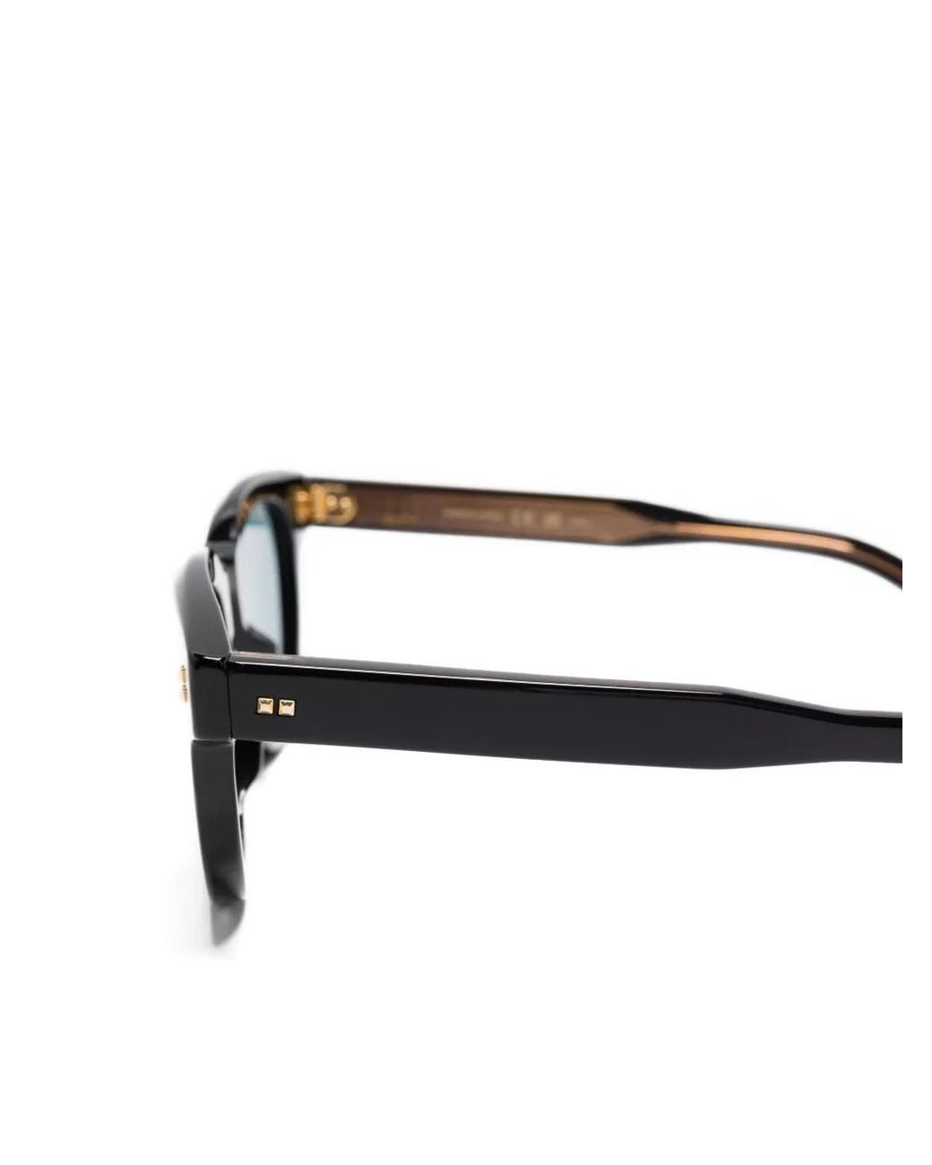 Dunhill Black Round-Frame Acetate Sunglasses for men