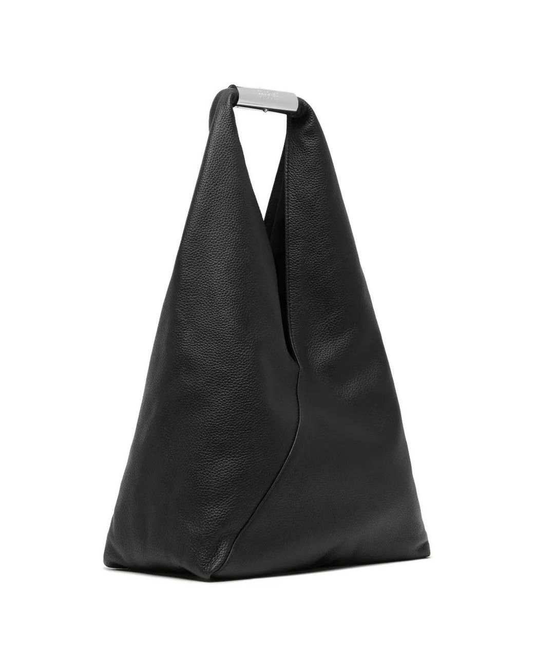 MM6 by Maison Margiela Black Japanese Leather Shoulder Bag
