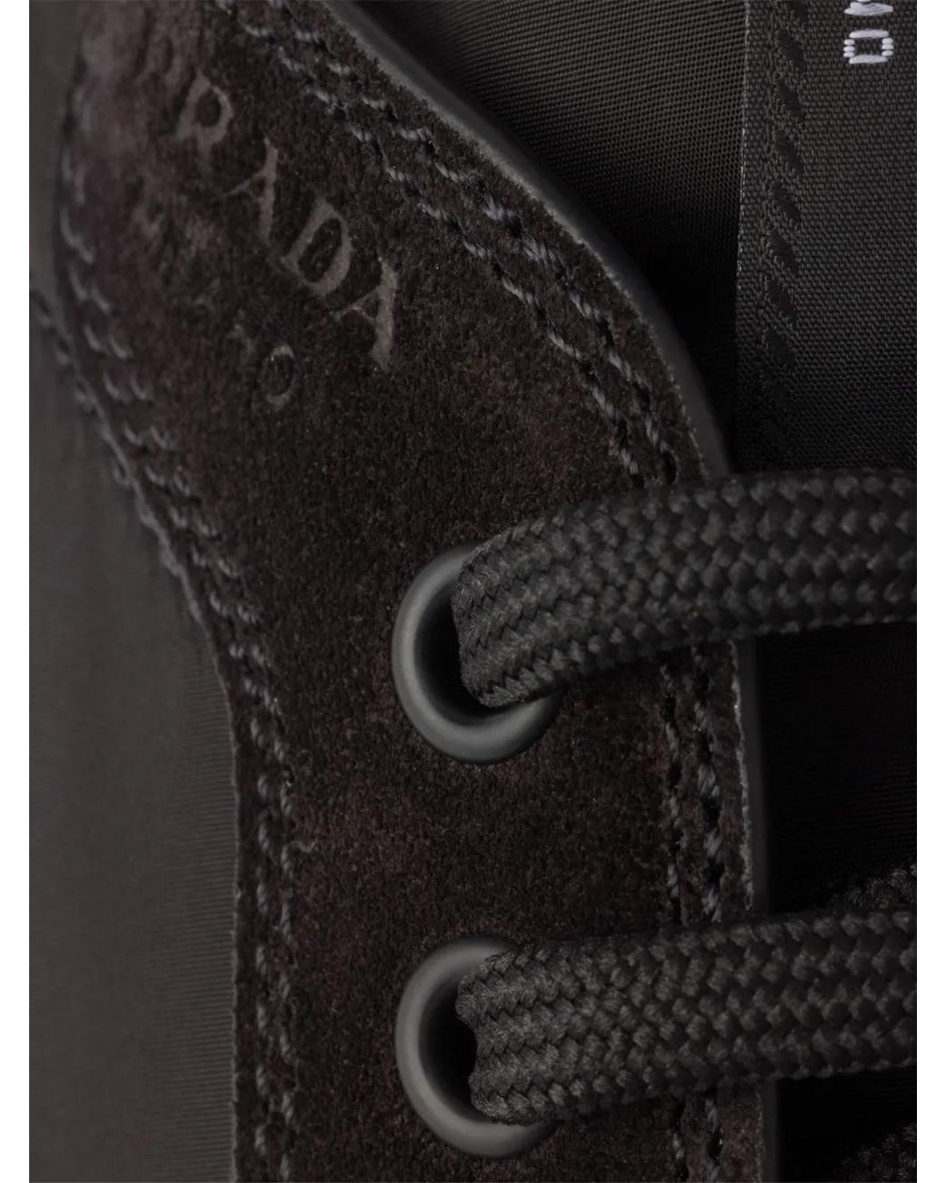 Baskets Speedrock À Lacets Prada pour homme en coloris Black