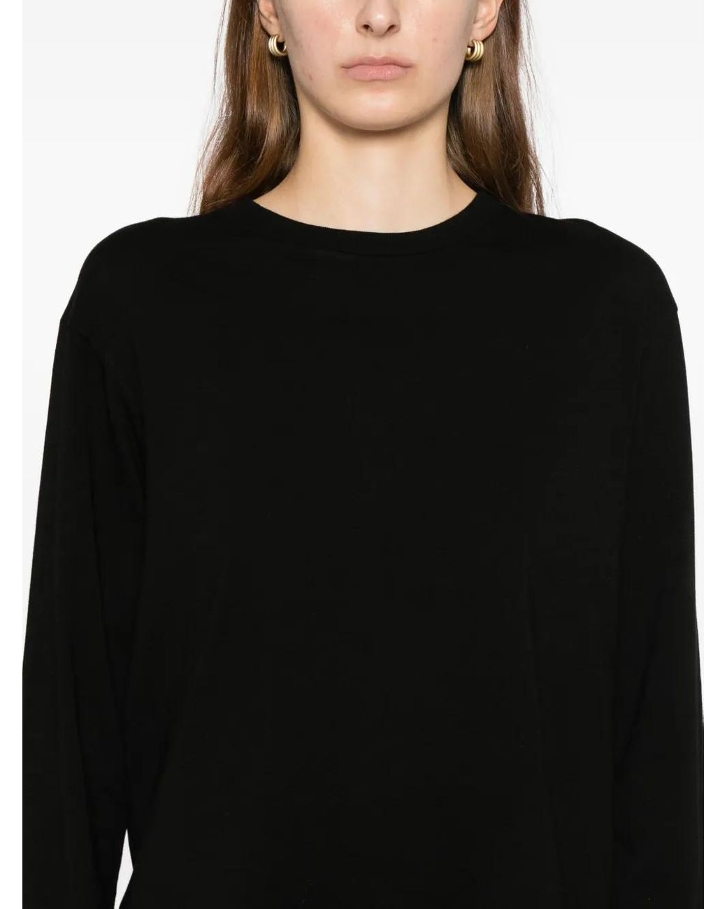 Agolde Black Sydney Long-Sleeve T-Shirt