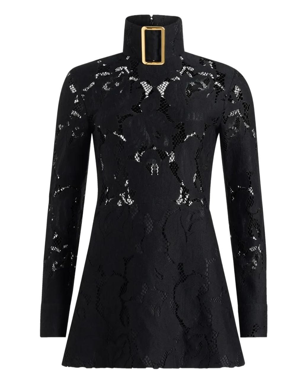Patou Black Lace Dress