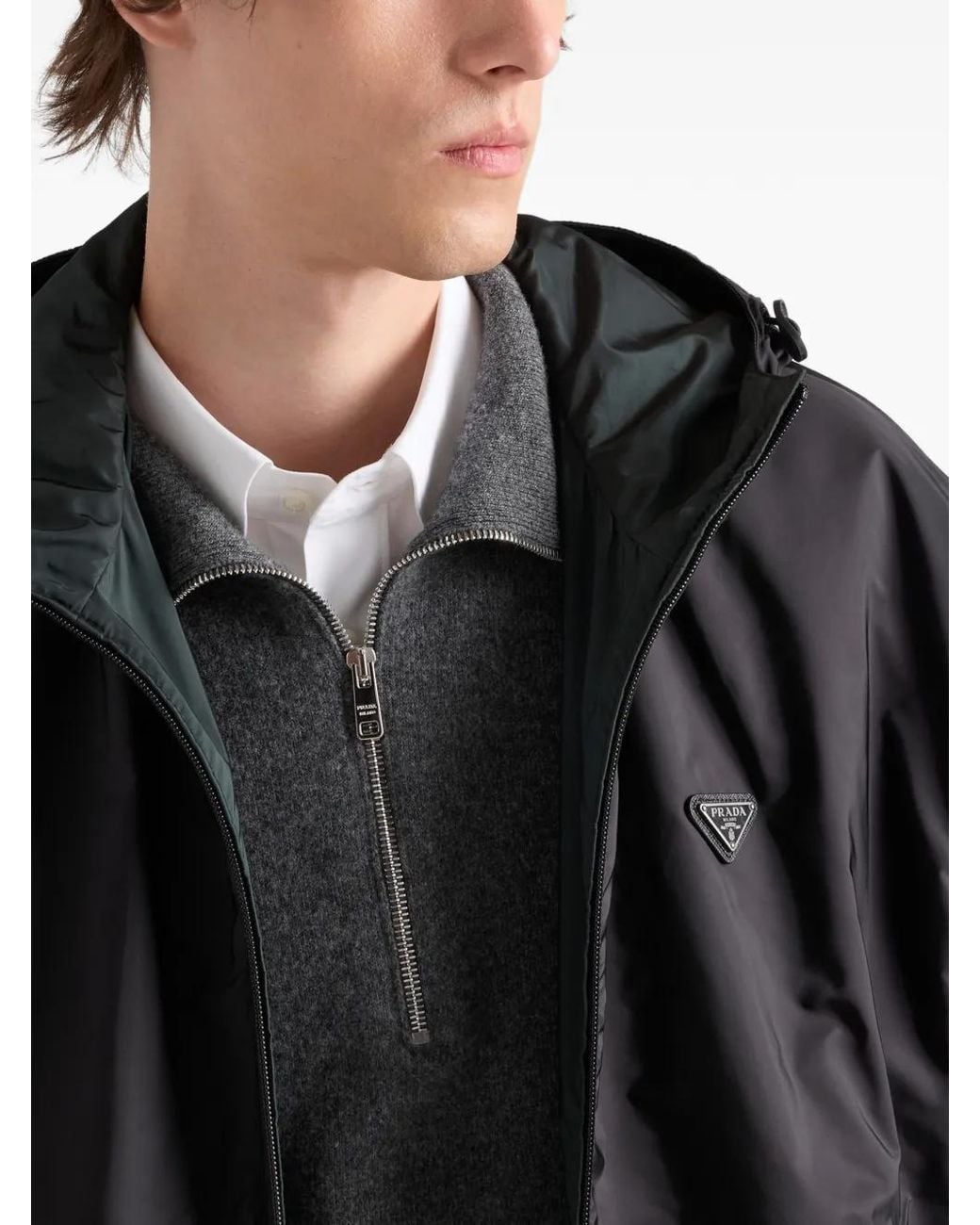 Prada Green Reversible Re-Nylon Jacket for men
