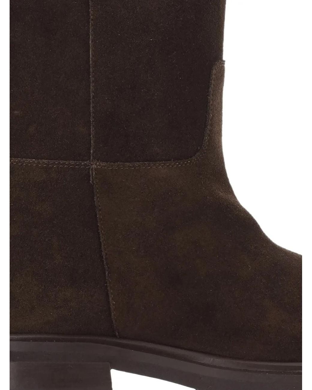 Poeve Brown Suede Ankle Boots