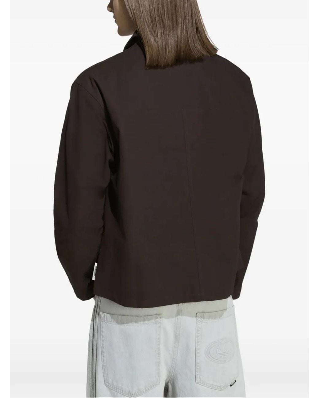 Adidas Brown Originals Workwear Canvas Jacket for men