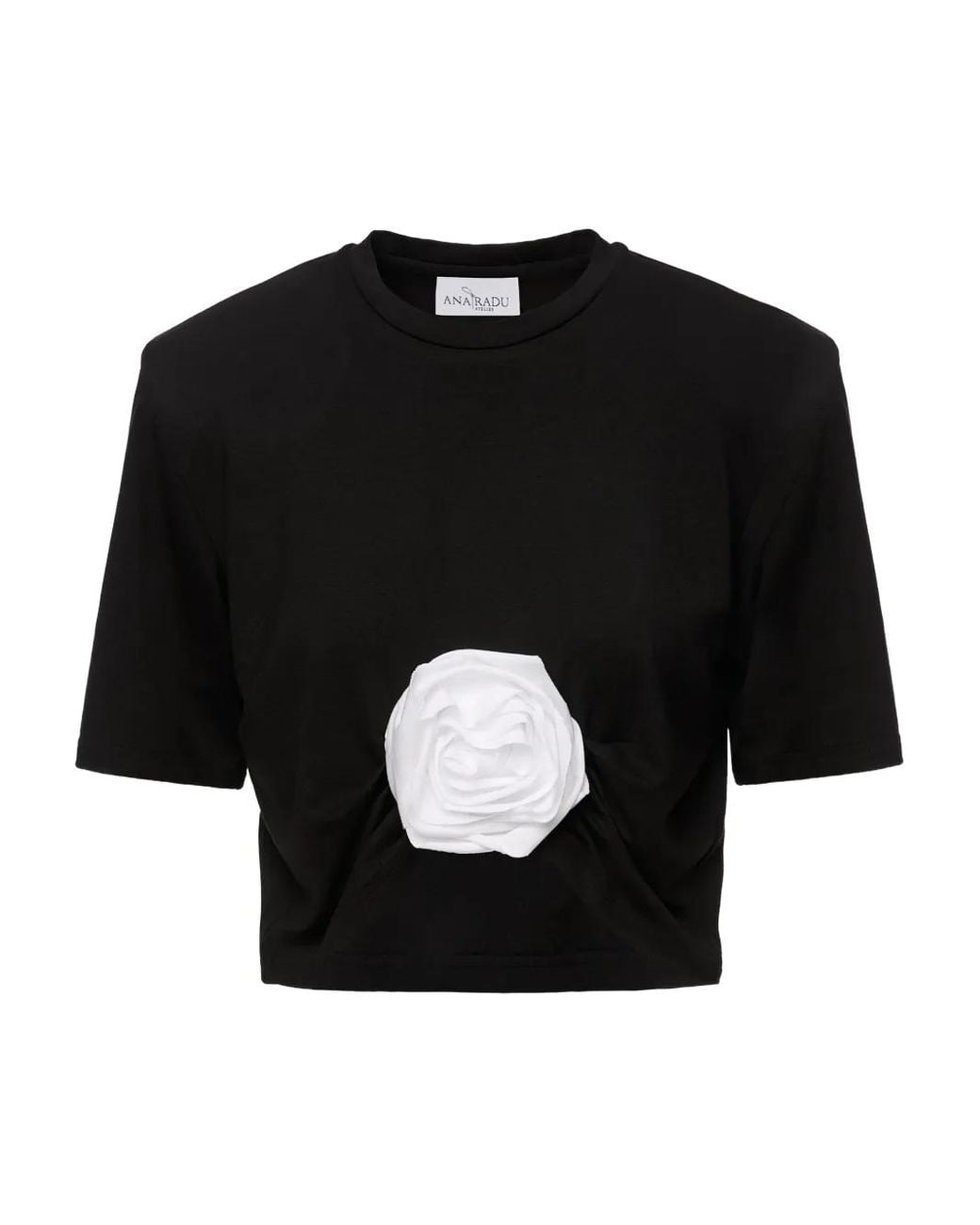 Ana Radu Black Oversized T-Shirt