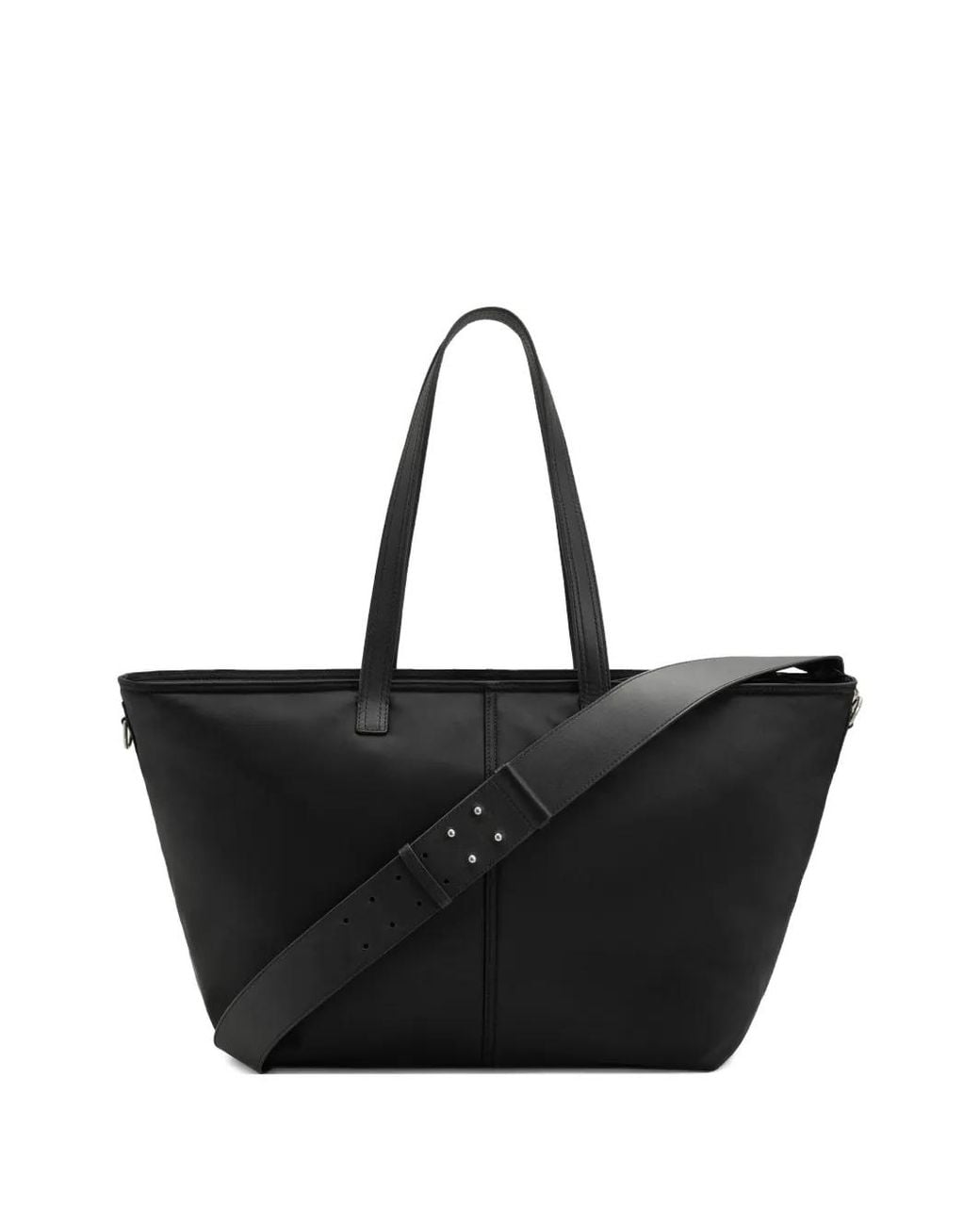 AMI Black Marcel Padded Tote Bag