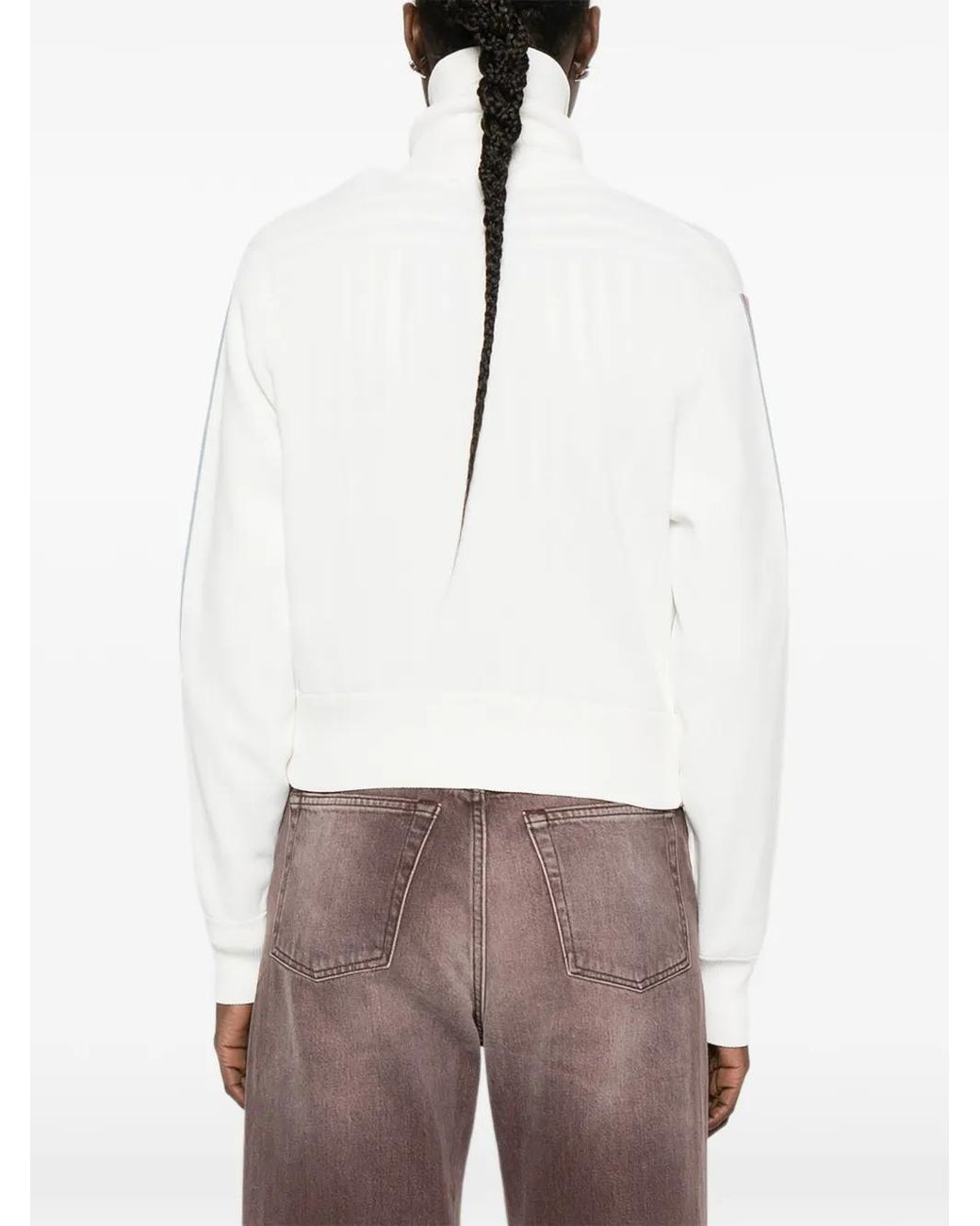 Autry White Jacke Mit Seitenstreifen