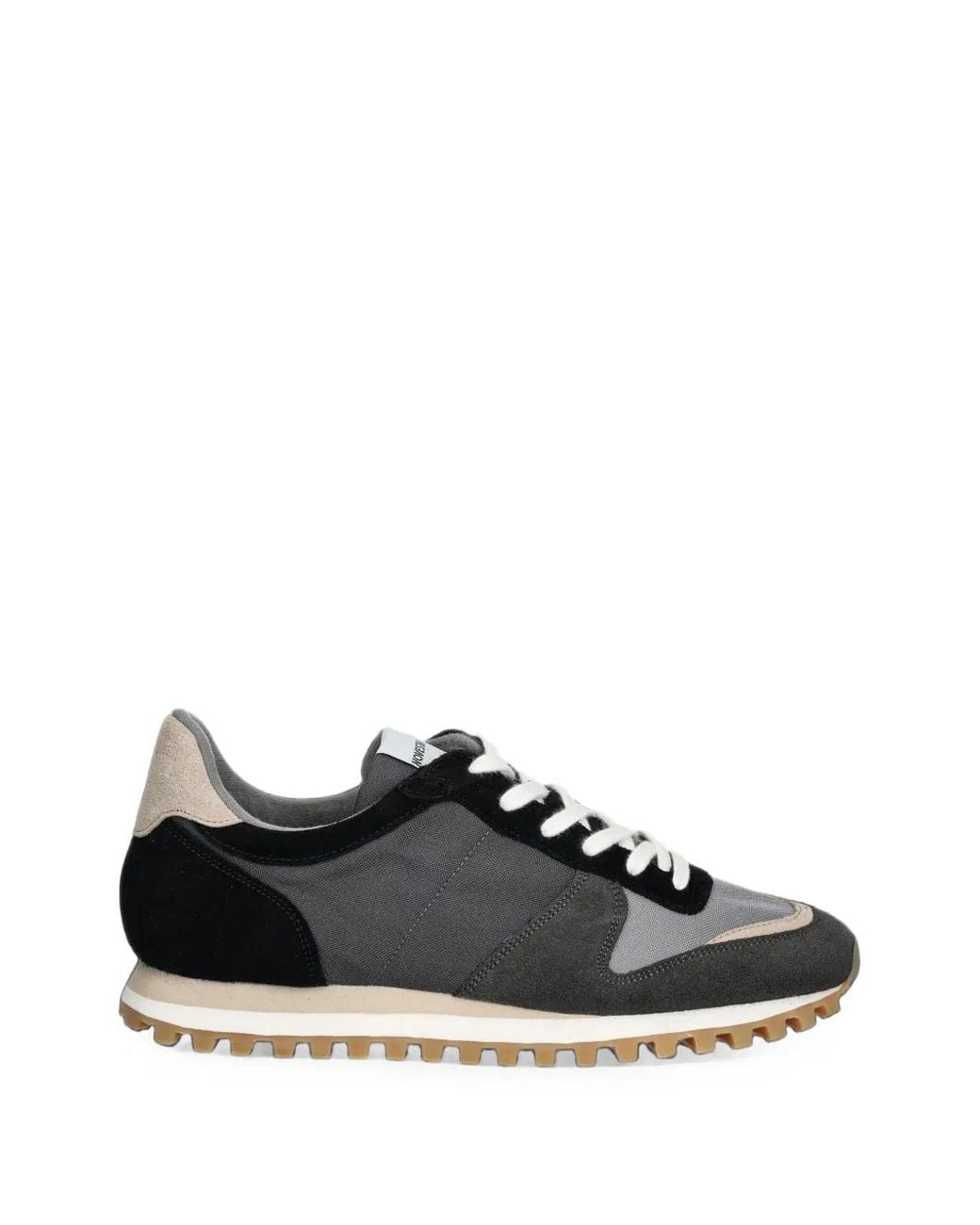 Novesta Black Marathon Trail Lace-Up Sneakers for men