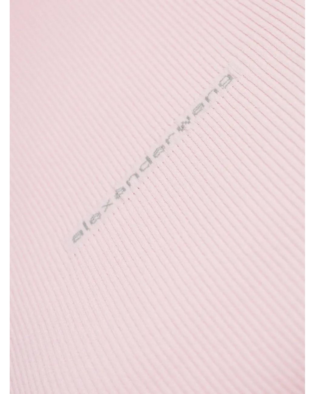 T-Shirt En Maille À Logo Alexander Wang en coloris Pink
