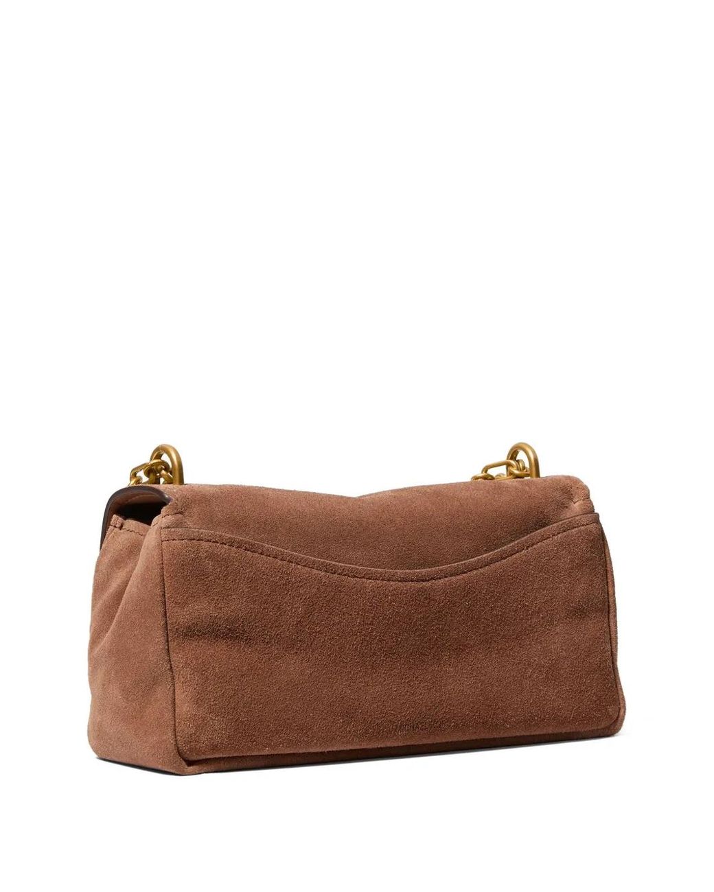 Michael Kors Brown Petit Sac Porté Épaule Bryant Convertible En Daim