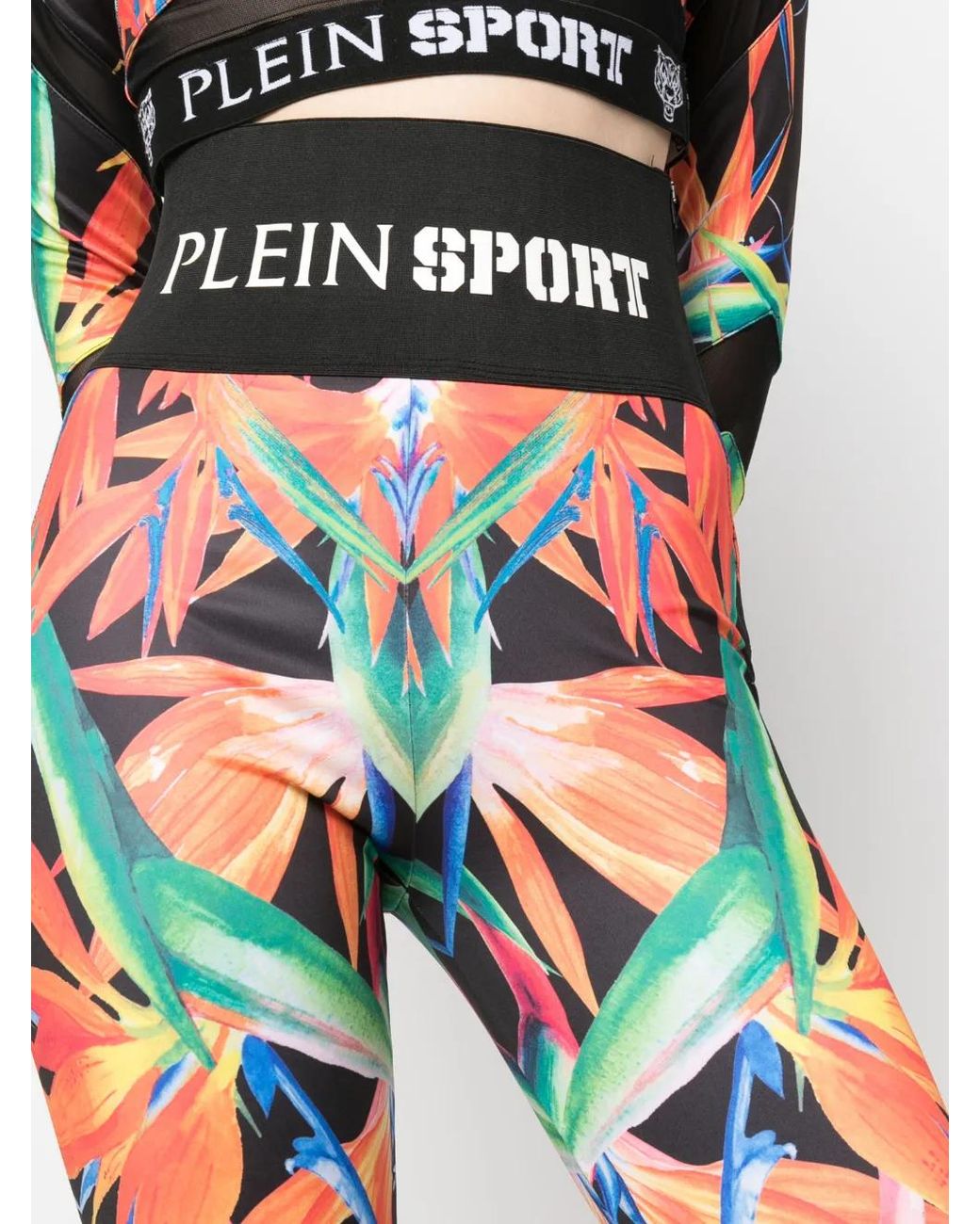 Philipp Plein Red Leggings