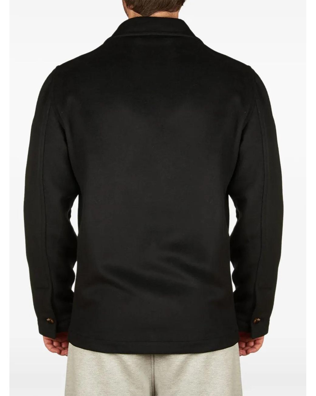 Michael Coal Black Single-Breasted Jacket for men