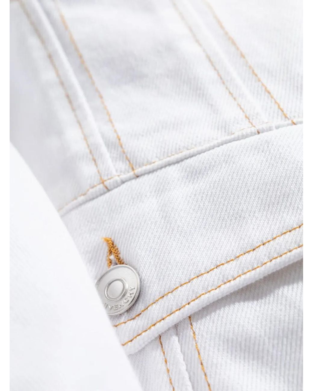 Givenchy White Denim Jacket