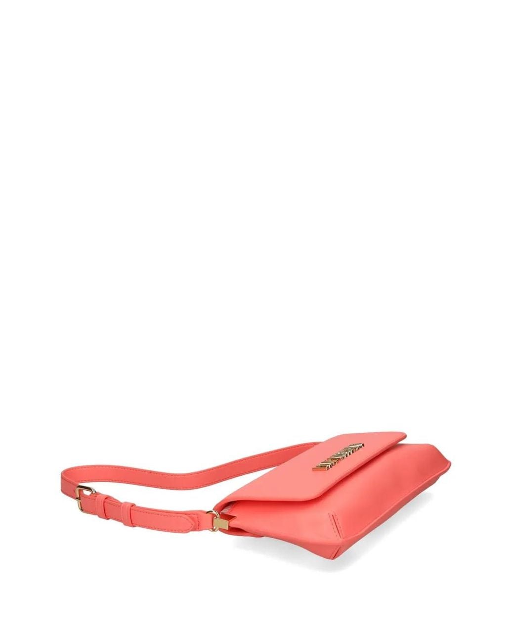 Love Moschino Pink Logo-Lettering Shoulder Bag