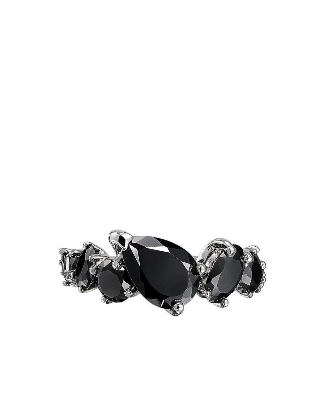 Anabela Chan Black Nova Starburst Diamond Ring