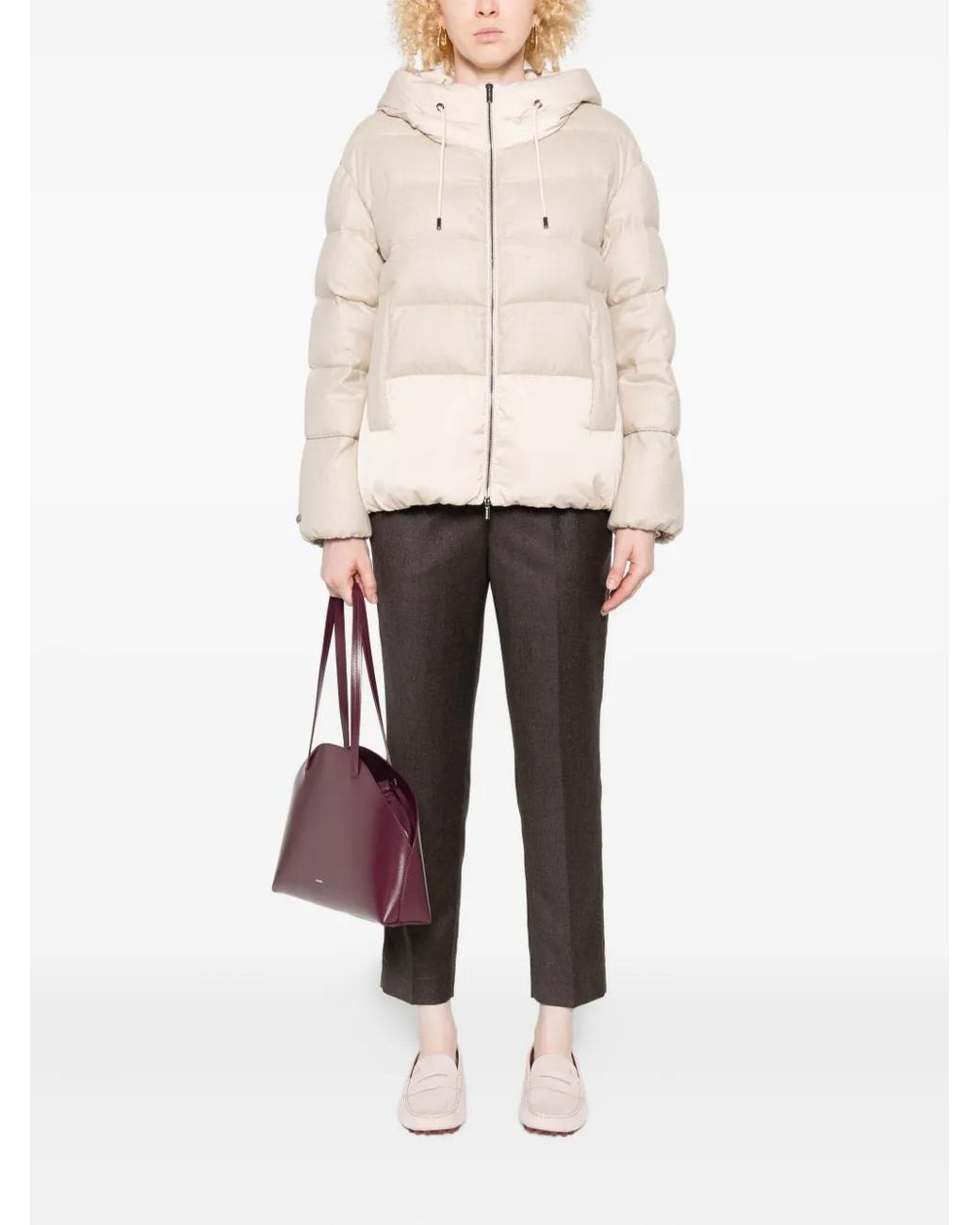 Peserico Natural Quilted Jacket