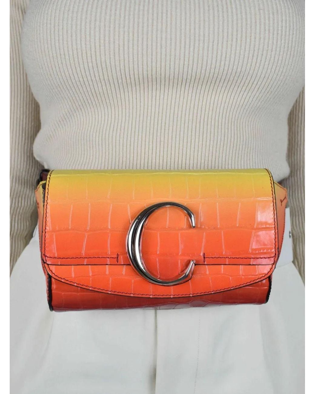 Chloé Orange Gürteltasche