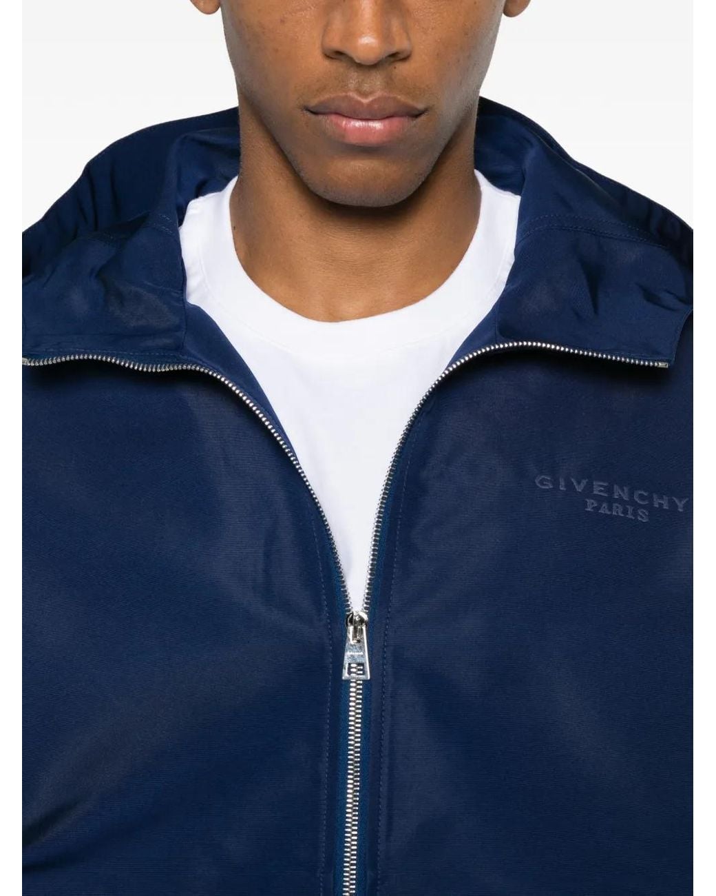 Cortavientos Paris Con Bordado Paris Givenchy de hombre de color Blue