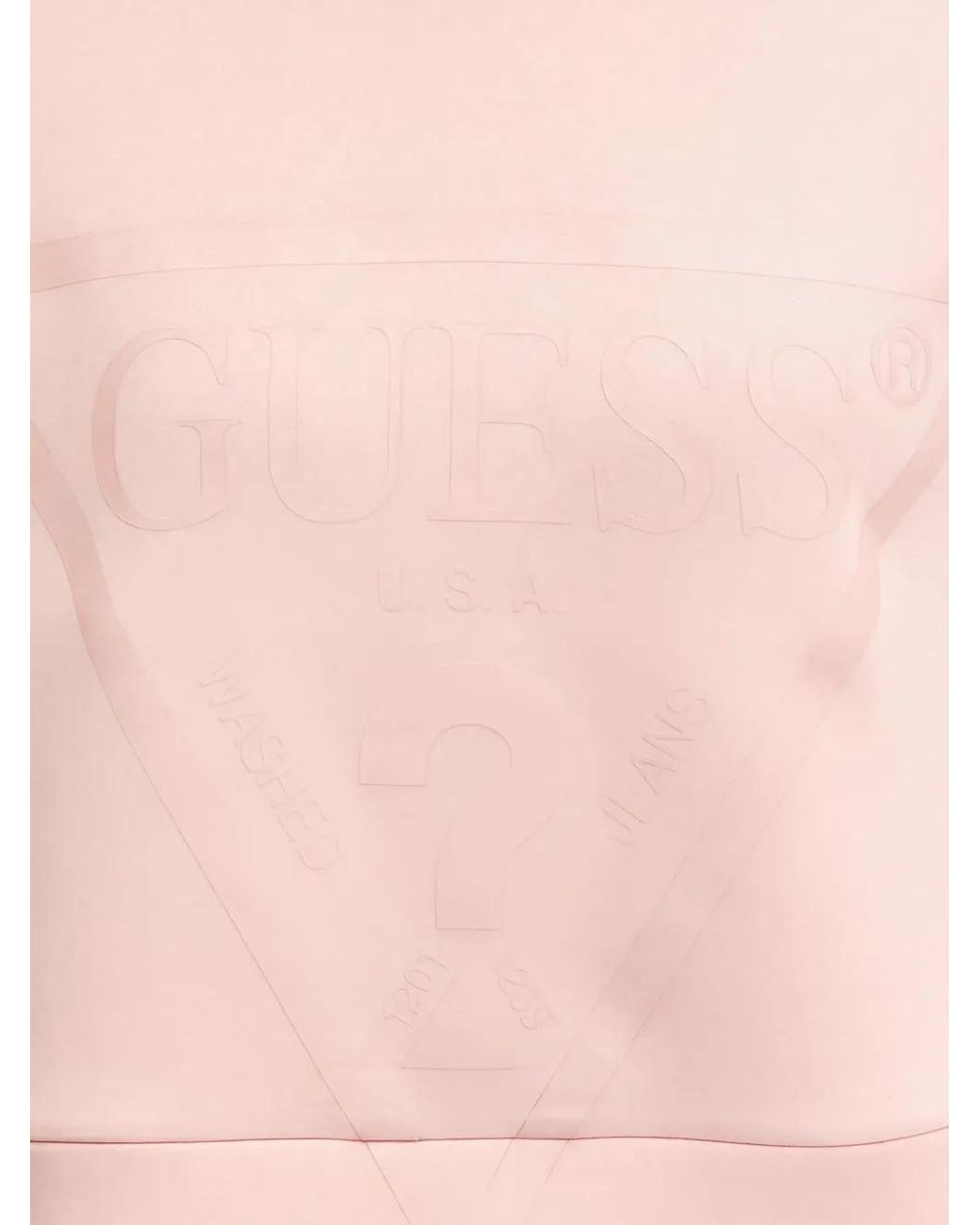 Guess Pink Logo Hoodie