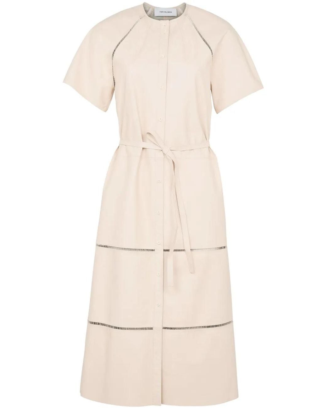 Yves Salomon Natural Leather Dress