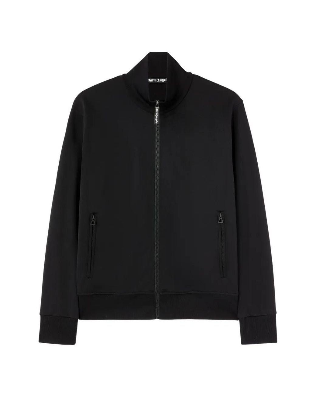 Palm Angels Brown 'Back Curved Logo' Track Jacket for men